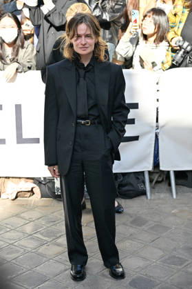 PFW Celine Outside Arrivals Rahim Redcar aka Christine and the Queens arriving at the Celine show during Paris Fashion Week, in Paris, France on 3 October 2026. Photo by Julien Reynaud APS-Medias ABACAPRESS.COM Paris France  Copyright: xReynaudxJulien APS-Medias ABACAx