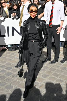 PFW Celine Outside Arrivals Ruth Negga arriving at the Celine show during Paris Fashion Week, in Paris, France on 3 October 2026. Photo by Julien Reynaud APS-Medias ABACAPRESS.COM Paris France  Copyright: xReynaudxJulien APS-Medias ABACAx