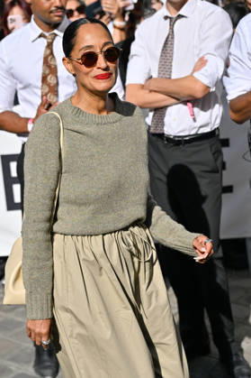PFW Celine Outside Arrivals Tracee Ellis Ross arriving at the Celine show during Paris Fashion Week, in Paris, France on 3 October 2026. Photo by Julien Reynaud APS-Medias ABACAPRESS.COM Paris France  Copyright: xReynaudxJulien APS-Medias ABACAx