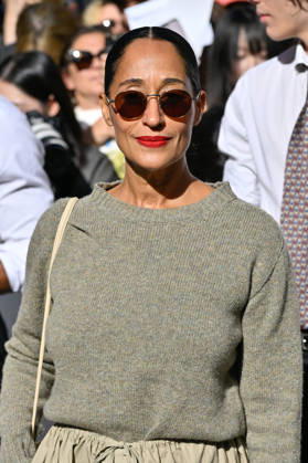 PFW Celine Outside Arrivals Tracee Ellis Ross arriving at the Celine show during Paris Fashion Week, in Paris, France on 3 October 2026. Photo by Julien Reynaud APS-Medias ABACAPRESS.COM Paris France  Copyright: xReynaudxJulien APS-Medias ABACAx