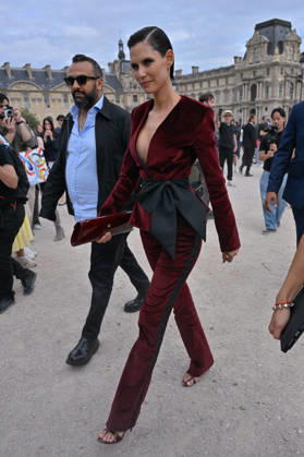 PFW Elie Saab Outside Arrivals Bianca Balti arriving at the Elie Saab show during Paris Fashion Week, in Paris, France on 3 October 2026. Photo by Julien Reynaud APS-Medias ABACAPRESS.COM Paris France  Copyright: xReynaudxJulien APS-Medias ABACAx