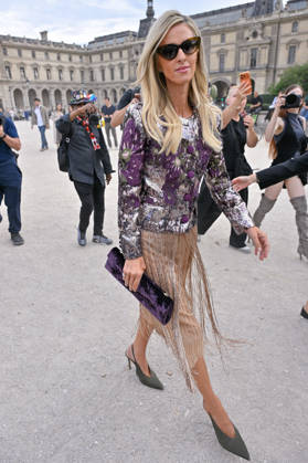 PFW Elie Saab Outside Arrivals Nicky Hilton arriving at the Elie Saab show during Paris Fashion Week, in Paris, France on 3 October 2026. Photo by Julien Reynaud APS-Medias ABACAPRESS.COM Paris France  Copyright: xReynaudxJulien APS-Medias ABACAx