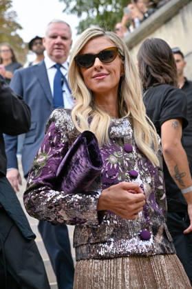 PFW Elie Saab Outside Arrivals Nicky Hilton arriving at the Elie Saab show during Paris Fashion Week, in Paris, France on 3 October 2026. Photo by Julien Reynaud APS-Medias ABACAPRESS.COM Paris France  Copyright: xReynaudxJulien APS-Medias ABACAx
