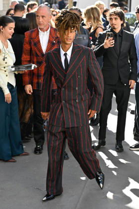 PFW Vivienne Westwood Outside Arrivals Jaden Smith arriving at the Vivienne Westwood show during Paris Fashion Week, in Paris, France on 3 October 2026. Photo by Julien Reynaud APS-Medias ABACAPRESS.COM Paris France  Copyright: xReynaudxJulien APS-Medias ABACAx