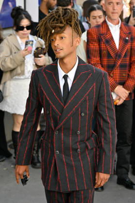 PFW Vivienne Westwood Outside Arrivals Jaden Smith arriving at the Vivienne Westwood show during Paris Fashion Week, in Paris, France on 3 October 2026. Photo by Julien Reynaud APS-Medias ABACAPRESS.COM Paris France  Copyright: xReynaudxJulien APS-Medias ABACAx