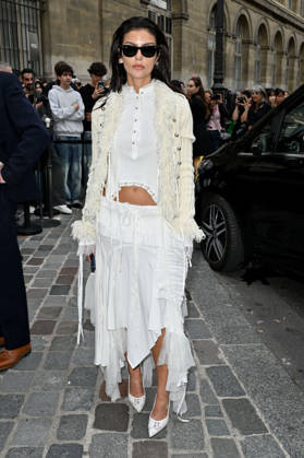 PFW Ann Demeulemeester Outside Arrivals Guest arriving at the Ann Demeulemeester show during Paris Fashion Week, in Paris, France on 3 October 2026. Photo by Julien Reynaud APS-Medias ABACAPRESS.COM Paris France  Copyright: xReynaudxJulien APS-Medias ABACAx