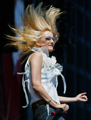 July 30, 2003, Toronto, On, Canada: Sass Jordan performs at the Concert for SARS Relief at Downsview Park in Toronto, July 30, 2003. Toronto Canada  - ZUMAc35_ 20030730_zaf_c35_006 Copyright: xKevinxFrayerx