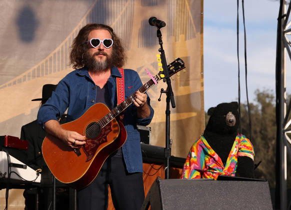 Hardly Strictly Bluegrass 2026 Jim James of My Morning Jacket performs during the 2026 Hardly Strictly Bluegrass Music Festival at Golden Gate Park on October 2, 2026 in San Francisco, California. San Francisco Golden Gate Park California United States Copyright: ximageSPACEx