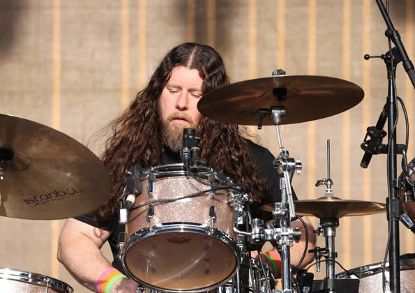 Hardly Strictly Bluegrass 2026 Patrick Hallahan of My Morning Jacket performs during the 2026 Hardly Strictly Bluegrass Music Festival at Golden Gate Park on October 2, 2026 in San Francisco, California. San Francisco Golden Gate Park California United States Copyright: ximageSPACEx