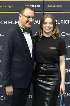 Christian Jungen und Luna Wedler bei der Premiere des Kinofilms De Rägebogefisch auf dem 22. Zurich Film Festival im Corso. Zürich, 03.10.2026
