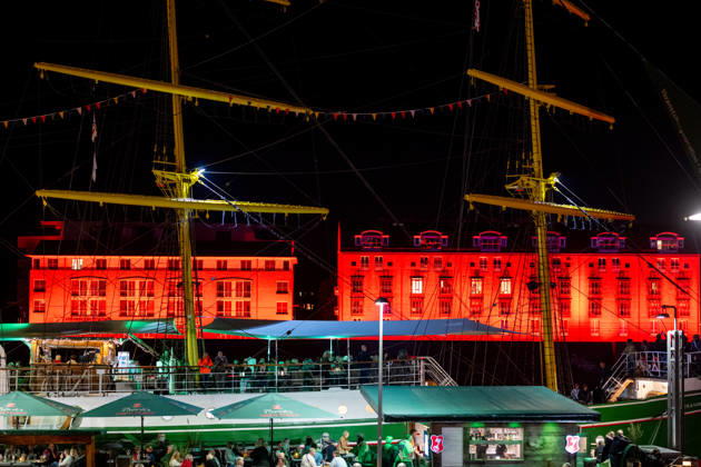 Feiern Tag der Deutschen Einheit in Bremen - Feierlichkeiten zum Tag der Deutschen Einheit 2026, Bremen, 03.10.2026 Bremen, Bürgerfest, Fanta Vier Konzert, Illuminatin an der Schlachte, Lichtershow Bremen, Deutschland, 03.10.26: Feiern Tag der Dt. Einheit in Bremen im Marktplatz, Rathaus am 03.10.2026 in Bremen, Deutschland. (Foto von Axel Kaste) Anmoderation Radio Bremen, Bürgerfest und Fanta Vier Konzert, Fantastische Vier, illuminierten Schlachte, Licherschow Bremen Marktplatz, Rathaus Freie Hansestadt Bremen Deutschland