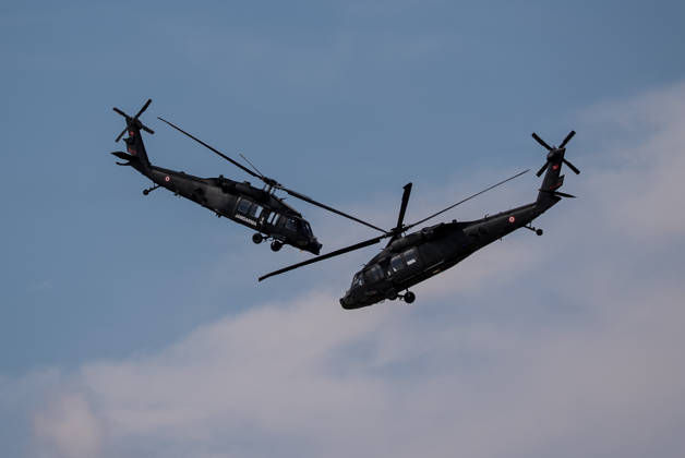 TEKNOFEST Southeast in Turkiye s Sanliurfa SANLIURFA, TURKIYE - OCTOBER 04: The Turkish Gendarmerie s Steel Wings perform a demonstration flight during the Aviation, Space and Technology Festival (TEKNOFEST) at Sanliurfa GAP Airport in Sanliurfa, Turkiye, on October 04, 2026. The festival is organized by the Turkish Ministry of Industry and Technology and the Turkiye Technology Team (T3) Foundation, with Anadolu serving as its Global Communication Partner. Arman Onal Anadolu Sanliurfa Turkey. Editorial use only. Please get in touch for any other usage.  Copyright: x2026xAnadoluxArmanxOnalx