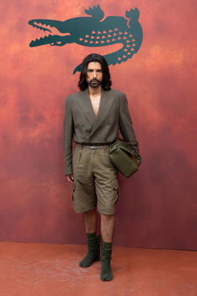 PFW Lacoste - Photocall LZ Manuel Ojeda attends the Lacoste Womenswear Spring Summer 2027 show as part of Paris Fashion Week on October 4, 2026 at Roland Garros in Paris, France. Photo by Laurent Zabulon ABACAPRESS.COM  Copyright: xZabulonxLaurent ABACAx