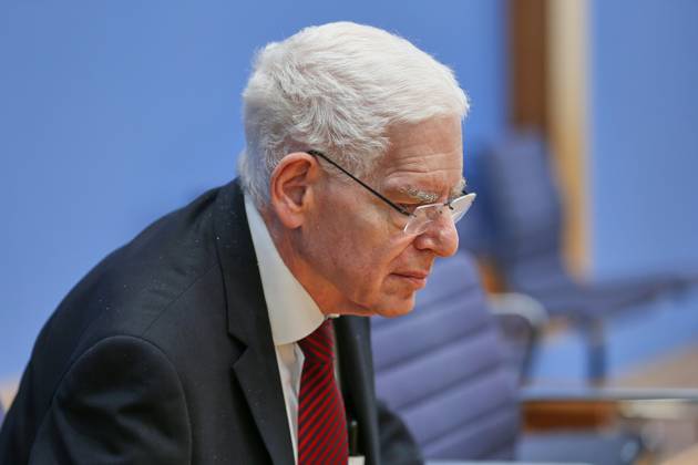 Berlin, Deutschland, 05.10.2026: Bundespressekonferenz: Entschieden gegen Antisemitismus: Gutachten zum Gesetzentwurf zur Strafbarkeit der Leugnung des Existenzrechts Israels: Josef Schuster Copyright: xdtsxNachrichtenagenturx dts_137093