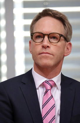 Marc Henrichmann, MdB, CDU, Vorsitzender des Parlamentarischen Kontrollgremiums zur Kontrolle der Nachrichtendienste des Bundes, Öffentliche Anhörung des Parlamentarischen Kontrollgremiums, Berlin, 05.10.2026