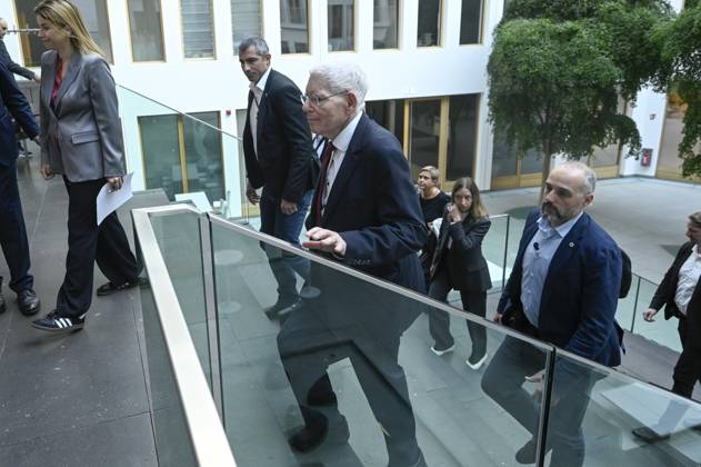 ABB BPK- Dr. Josef Schuster, Praesident des Zentralrats der Juden in Deutschlan Thema Vorstellung Entschieden gegen Antisemitismus Gutachten zum Gesetzentwurf zur Strafbarkeit der Leugnung des Existenzrechts Israels auf der BPK Bundespressekonferenz in Berlin am 01.10.2026 Berlin Deutschland