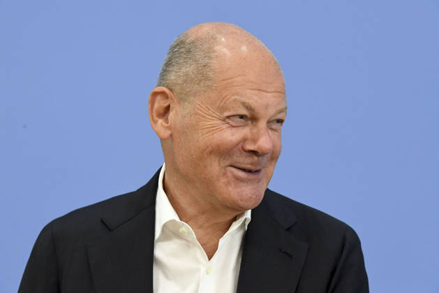 ABB BPK- Olaf Scholz, Bundeskanzler a.D. und Co-Vorsitzender der ENSK Thema Vorstellung Vorstellung Entwicklungspolitische Nord-Sued-Kommission (ENSK) Pressekonferenz zu Zusammensetzung prioritären Themen der Entwicklungspolitischen Nord-Sued-Kommission auf der BPK Bundespressekonferenz in Berlin am 05.10.2026 Berlin Deutschland