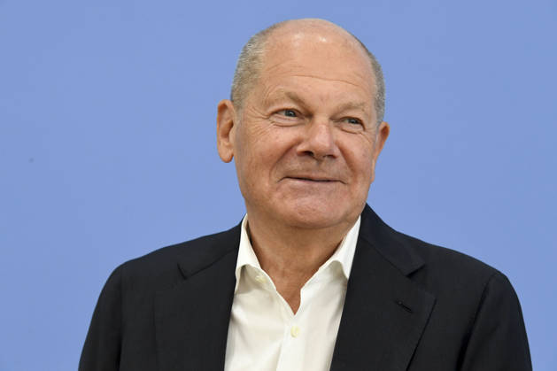 ABB BPK- Olaf Scholz, Bundeskanzler a.D. und Co-Vorsitzender der ENSK Thema Vorstellung Vorstellung Entwicklungspolitische Nord-Sued-Kommission (ENSK) Pressekonferenz zu Zusammensetzung prioritären Themen der Entwicklungspolitischen Nord-Sued-Kommission auf der BPK Bundespressekonferenz in Berlin am 05.10.2026 Berlin Deutschland