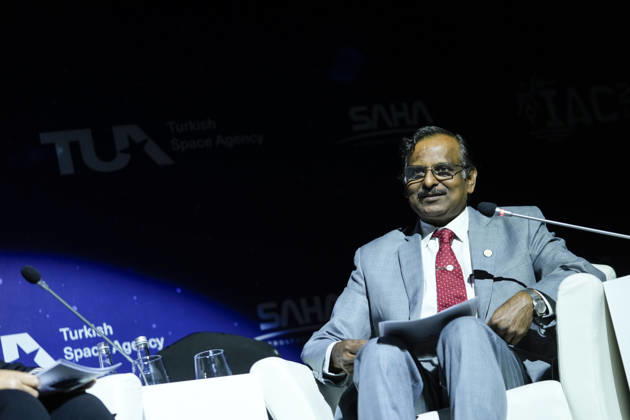 Space agency heads convene for a special session as part of IAC in Antalya ANTALYA, TURKIYE - OCTOBER 5: Indian Space Research Organisation (ISRO) Chairman V. Narayanan delivers a speech during the Space Agency Heads session held as part of the 77th International Astronautical Congress (IAC) at the NEST Congress Center in Antalya, Turkiye, on October 5, 2026. The congress is organized by the International Astronautical Federation (IAF), coordinated by the Turkish Ministry of Industry and Technology, and co-hosted by the Turkish Space Agency (TUA) and SAHA Istanbul. Osmancan Gurdogan Anadolu Antalya Turkey. Editorial use only. Please get in touch for any other usage.  Copyright: x2026xAnadoluxOsmancanxGurdoganx