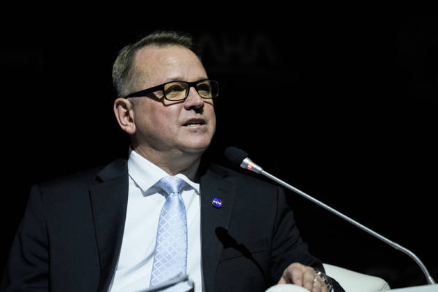 Space agency heads convene for a special session as part of IAC in Antalya ANTALYA, TURKIYE - OCTOBER 5: NASA Associate Administrator Matt Anderson, delivers a speech during the Space Agency Heads session held as part of the 77th International Astronautical Congress (IAC) at the NEST Congress Center in Antalya, Turkiye, on October 5, 2026. The congress is organized by the International Astronautical Federation (IAF), coordinated by the Turkish Ministry of Industry and Technology, and co-hosted by the Turkish Space Agency (TUA) and SAHA Istanbul. Osmancan Gurdogan Anadolu Antalya Turkey. Editorial use only. Please get in touch for any other usage.  Copyright: x2026xAnadoluxOsmancanxGurdoganx