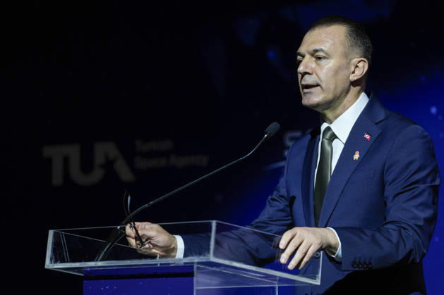 Space agency heads convene for a special session as part of IAC in Antalya ANTALYA, TURKIYE - OCTOBER 5: President of the Turkish Space Agency (TUA) Yusuf Kirac, delivers a speech during the Space Agency Heads session held as part of the 77th International Astronautical Congress (IAC) at the NEST Congress Center in Antalya, Turkiye, on October 5, 2026. The congress is organized by the International Astronautical Federation (IAF), coordinated by the Turkish Ministry of Industry and Technology, and co-hosted by the Turkish Space Agency (TUA) and SAHA Istanbul. Osmancan Gurdogan Anadolu Antalya Turkey. Editorial use only. Please get in touch for any other usage.  Copyright: x2026xAnadoluxOsmancanxGurdoganx