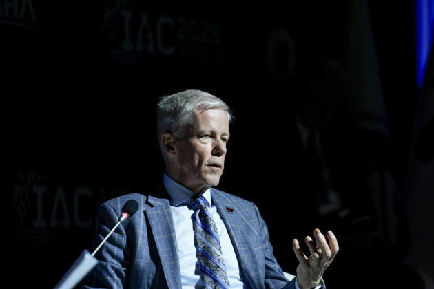 Space agency heads convene for a special session as part of IAC in Antalya ANTALYA, TURKIYE - OCTOBER 5: Acting President of the Canadian Space Agency (CSA) Jean-Claude Piedboeuf, delivers a speech during the Space Agency Heads session held as part of the 77th International Astronautical Congress (IAC) at the NEST Congress Center in Antalya, Turkiye, on October 5, 2026. The congress is organized by the International Astronautical Federation (IAF), coordinated by the Turkish Ministry of Industry and Technology, and co-hosted by the Turkish Space Agency (TUA) and SAHA Istanbul. Osmancan Gurdogan Anadolu Antalya Turkey. Editorial use only. Please get in touch for any other usage.  Copyright: x2026xAnadoluxOsmancanxGurdoganx