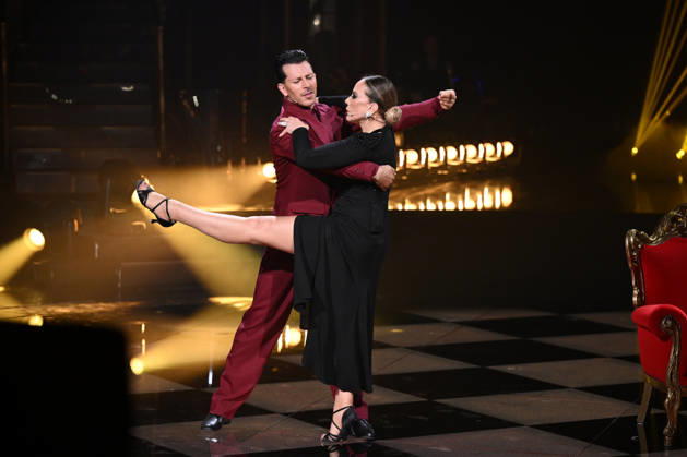 October 3, 2026, Rome, Rome, Italy: Ornella Muti with Pasquale La Rocca during the first episode of the twenty-first edition of Dancing with the Stars, Rai1. Rome, October 3, 2026 Rome Italy  - ZUMAa289 20261003_zia_a289_795 Copyright: xMariaxLauraxAntonellix xAgfx