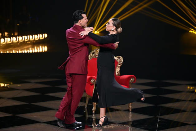 October 3, 2026, Rome, Rome, Italy: Ornella Muti with Pasquale La Rocca during the first episode of the twenty-first edition of Dancing with the Stars, Rai1. Rome, October 3, 2026 Rome Italy  - ZUMAa289 20261003_zia_a289_806 Copyright: xMariaxLauraxAntonellix xAgfx