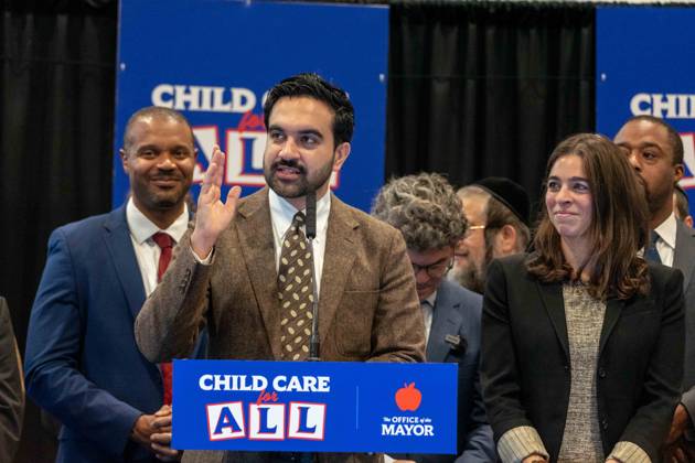 New York, NY- October 5: Mayor Zohran Kwame Mamdani makes an announcement to deliver Free Child Care to more Than 10,000 Low-Income Children October 5, 2026. Copyright: xCamaraxPorter AdMedia MediaPunchx