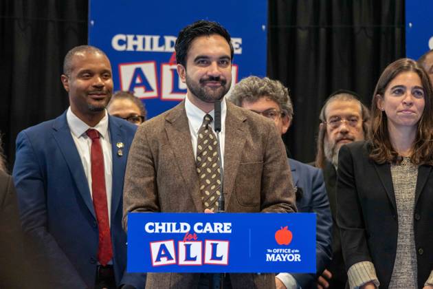 New York, NY- October 5: Mayor Zohran Kwame Mamdani makes an announcement to deliver Free Child Care to more Than 10,000 Low-Income Children October 5, 2026. Copyright: xCamaraxPorter AdMedia MediaPunchx
