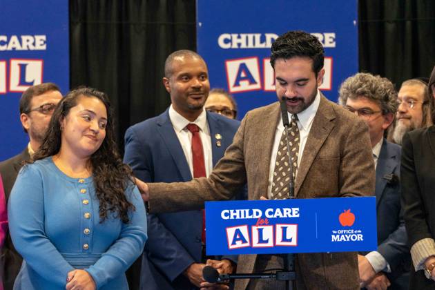 New York, NY- October 5: Mayor Zohran Kwame Mamdani makes an announcement to deliver Free Child Care to more Than 10,000 Low-Income Children October 5, 2026. Copyright: xCamaraxPorter AdMedia MediaPunchx