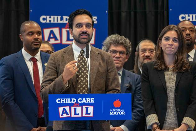 New York, NY- October 5: Mayor Zohran Kwame Mamdani makes an announcement to deliver Free Child Care to more Than 10,000 Low-Income Children October 5, 2026. Copyright: xCamaraxPorter AdMedia MediaPunchx