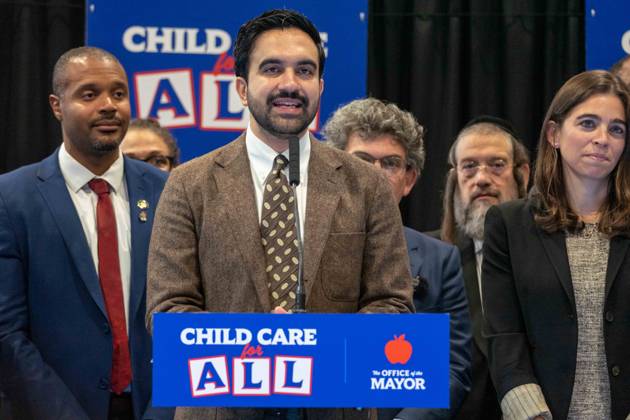 New York, NY- October 5: Mayor Zohran Kwame Mamdani makes an announcement to deliver Free Child Care to more Than 10,000 Low-Income Children October 5, 2026. Copyright: xCamaraxPorter AdMedia MediaPunchx