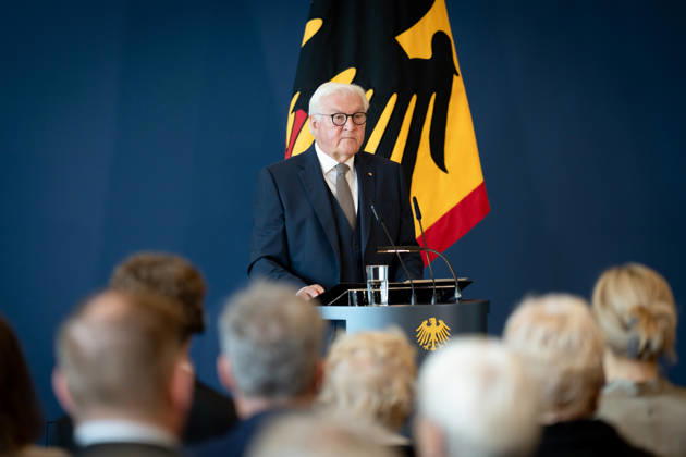 Bundespräsident Frank-Walter Steinmeier verleiht Verdienstorden Berlin, Amtssitz am Spreebogen, Bundespräsident Frank-Walter Steinmeier verleiht Verdienstorden Berlin Berlin GER