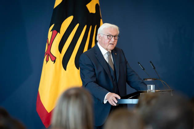 Bundespräsident Frank-Walter Steinmeier verleiht Verdienstorden Berlin, Amtssitz am Spreebogen, Bundespräsident Frank-Walter Steinmeier verleiht Verdienstorden Berlin Berlin GER