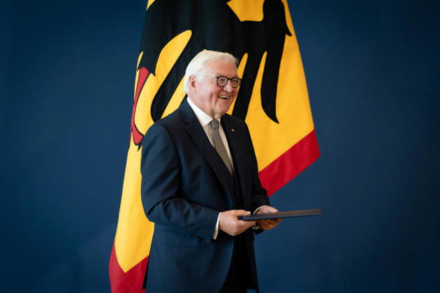 Bundespräsident Frank-Walter Steinmeier verleiht Verdienstorden Berlin, Amtssitz am Spreebogen, Bundespräsident Frank-Walter Steinmeier verleiht Verdienstorden Berlin Berlin GER