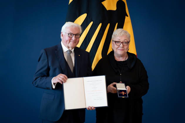 Bundespräsident Frank-Walter Steinmeier verleiht Verdienstorden Berlin, Amtssitz am Spreebogen, Bundespräsident Frank-Walter Steinmeier verleiht Verdienstorden, Evelyn Zupke Berlin Berlin GER