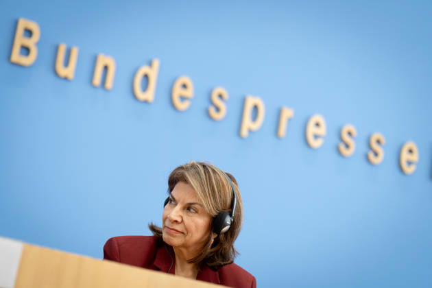 BPK, Entwicklungspolitische Nord-Süd-Kommission Berlin, BPK, Vorstellung Entwicklungspolitische Nord-Süd-Kommission (ENSK), Laura Chinchilla Miranda, Staatspräsidentin a. D. Costa Rica und Co-Vorsitzende der ENSK Berlin Berlin GER