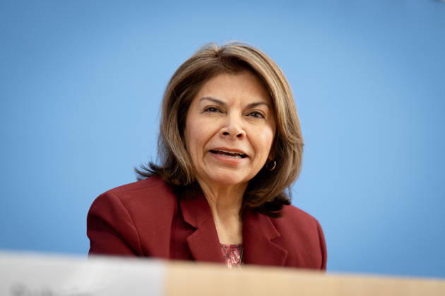 BPK, Entwicklungspolitische Nord-Süd-Kommission Berlin, BPK, Vorstellung Entwicklungspolitische Nord-Süd-Kommission (ENSK), Laura Chinchilla Miranda, Staatspräsidentin a. D. Costa Rica und Co-Vorsitzende der ENSK Berlin Berlin GER
