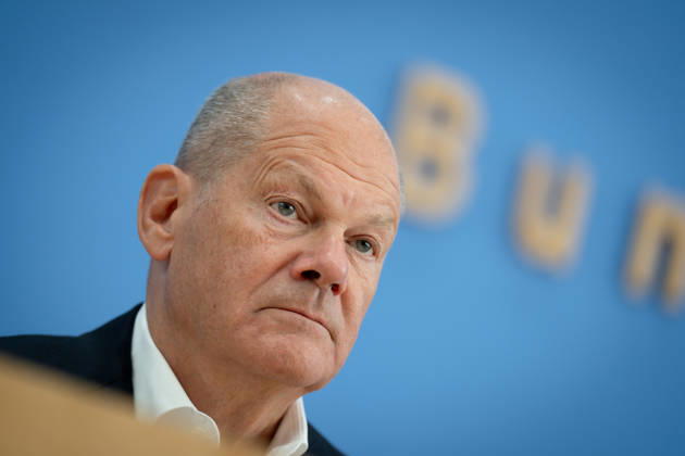 BPK, Entwicklungspolitische Nord-Süd-Kommission Berlin, BPK, Vorstellung Entwicklungspolitische Nord-Süd-Kommission (ENSK), Olaf Scholz, Bundeskanzler a. D. und Co-Vorsitzender der ENSK Berlin Berlin GER