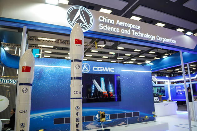 (261005) -- ANTALYA, Oct. 5, 2026 -- An exhibition booth of the China Aerospace Science and Technology Corporation (CASC) is pictured at the 77th International Astronautical Congress, in Antalya, T¨¹rkiye, Oct. 5, 2026. The 77th International Astronautical Congress kicked off Monday in Antalya, T¨¹rkiye s Mediterranean resort city, gathering space leaders, researchers and industry representatives from across the globe. ( Handout via Xinhua) T?RKIYE-ANTALYA-INTERNATIONAL ASTRONAUTICAL CONGRESS MustafaxKaya 