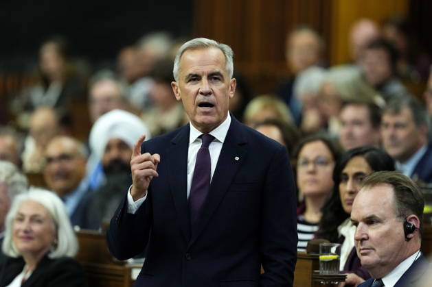 October 5, 2026, Ottawa, On, CAN: Prime Minister Mark Carney rises during question period in the House of Commons on Parliament Hill in Ottawa on Monday, Oct. 5, 2026. Ottawa CAN  - ZUMAc35_ 20261005_zaf_c35_122 Copyright: xJustinxTangx