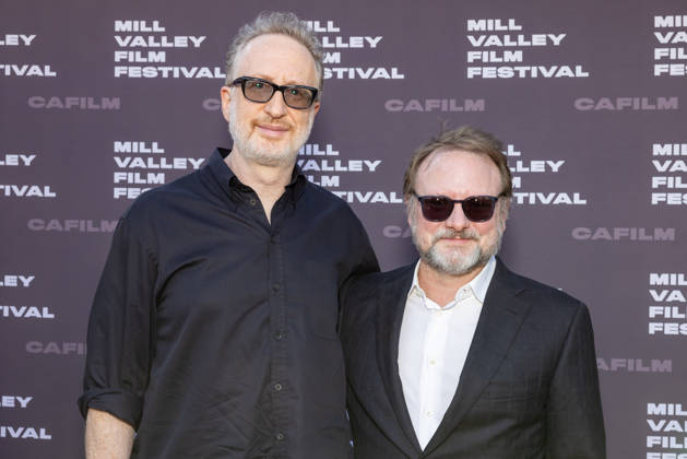 49th Mill Valley Film Festival - Screening of Paper Tiger and the MVFF Maverick Director Award Director James Gray, recipient the MVFF Maverick Director Award, and Filmmaker Rian Johnson attend a screening of Paper Tiger during the 49th Mill Valley Film Festival at the Outdoor Art Club on October 05, 2026 in Mill Valley, California. Mill Valley Outdoor Art Club California USA Copyright: xPicturexHappy imageSPACEx