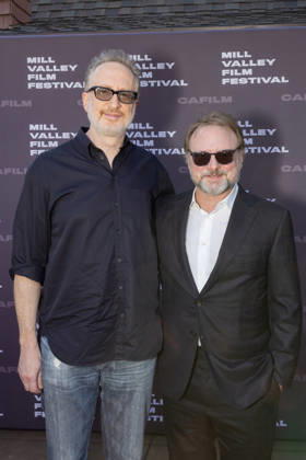 49th Mill Valley Film Festival - Screening of Paper Tiger and the MVFF Maverick Director Award Director James Gray, recipient the MVFF Maverick Director Award, and Filmmaker Rian Johnson attend a screening of Paper Tiger during the 49th Mill Valley Film Festival at the Outdoor Art Club on October 05, 2026 in Mill Valley, California. Mill Valley Outdoor Art Club California USA Copyright: xPicturexHappy imageSPACEx