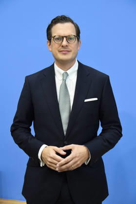ABB BPK- Prof. Dr. Moritz Hennemann, Bundesbeauftragter für den Datenschutz und die Informationsfreiheit (BfDI) Thema Amtsantritt des neuen Bundesdatenschutzbeauftragten Schwerpunkte der kuenftigen Arbeit auf der BPK Bundespressekonferenz in Berlin am 06.10.2026 Berlin Deutschland