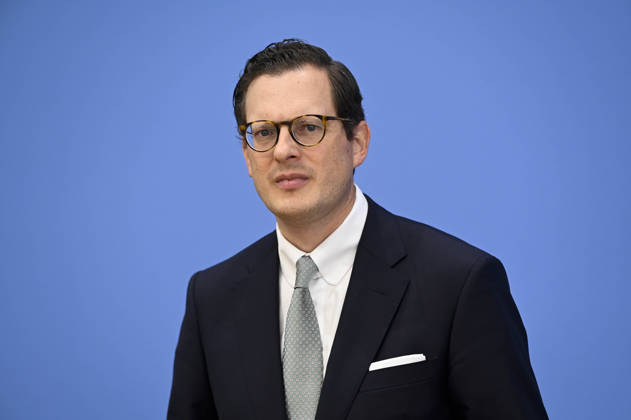 ABB BPK- Prof. Dr. Moritz Hennemann, Bundesbeauftragter für den Datenschutz und die Informationsfreiheit (BfDI) Thema Amtsantritt des neuen Bundesdatenschutzbeauftragten Schwerpunkte der kuenftigen Arbeit auf der BPK Bundespressekonferenz in Berlin am 06.10.2026 Berlin Deutschland