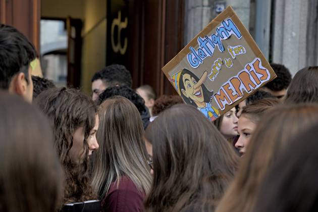 Student protest in Liege on 06 10 2026 LIEGE, BELGIUM - OCTOBER 06 : Students protest against the ministerial reform on September on October 6, 2026 in Liege, Belgium, 06 10 2026 ( Liege Belgium  Copyright: xSesx