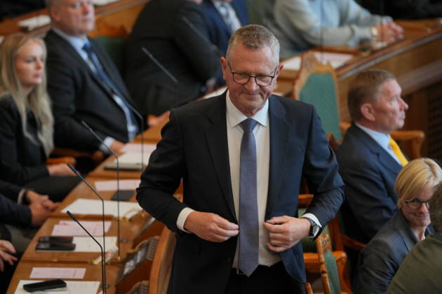 Opening of the Danish Parliament: The Parliament Hall and the Prime Minister s Opening Speech Henrik Frandsen from the Moderates is elected as the Speaker of the Danish Parliament at the opening of the Parliament in the Parliament Hall at Christiansborg Palace in Copenhagen, Tuesday, October 6, 2026. (Photo: Emil Helms Scanpix 2026) , Copenhagen Denmark Copyright: EmilxHelmsx spdk20261006-120549-L