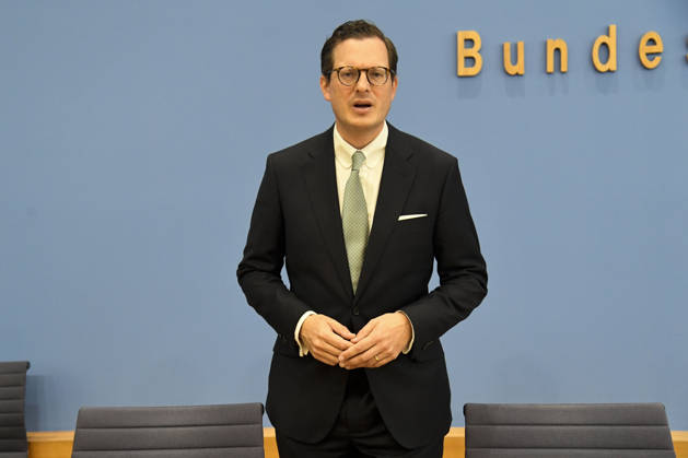 ABB BPK- Prof. Dr. Moritz Hennemann, Bundesbeauftragter für den Datenschutz und die Informationsfreiheit (BfDI) Thema Amtsantritt des neuen Bundesdatenschutzbeauftragten Schwerpunkte der kuenftigen Arbeit auf der BPK Bundespressekonferenz in Berlin am 06.10.2026 Berlin Deutschland