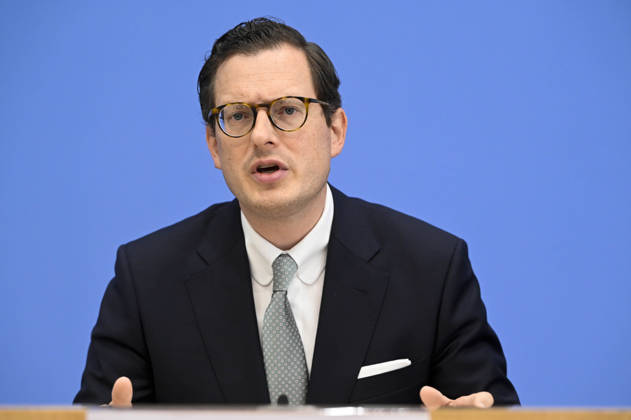 ABB BPK- Prof. Dr. Moritz Hennemann, Bundesbeauftragter für den Datenschutz und die Informationsfreiheit (BfDI) Thema Amtsantritt des neuen Bundesdatenschutzbeauftragten Schwerpunkte der kuenftigen Arbeit auf der BPK Bundespressekonferenz in Berlin am 06.10.2026 Berlin Deutschland